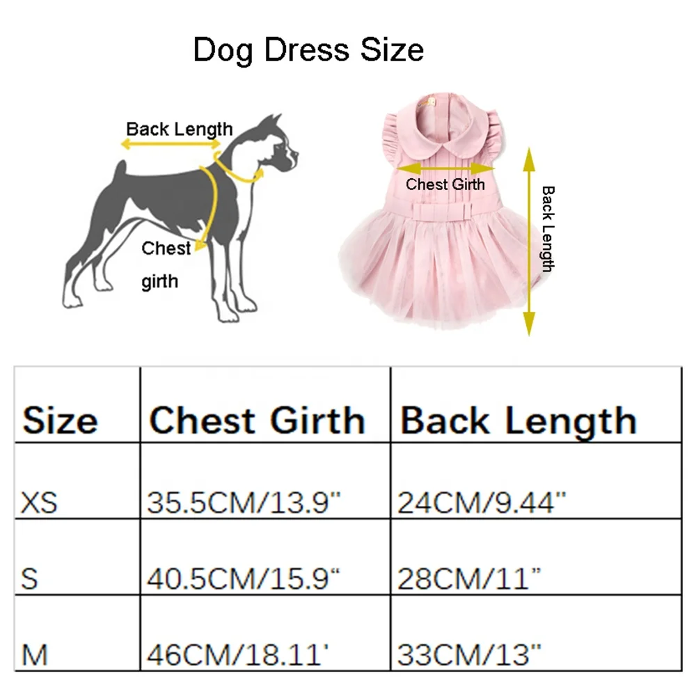 UFBemo Summer Spring Dogs Cute Dresses Dog Clothes Pet in New Design