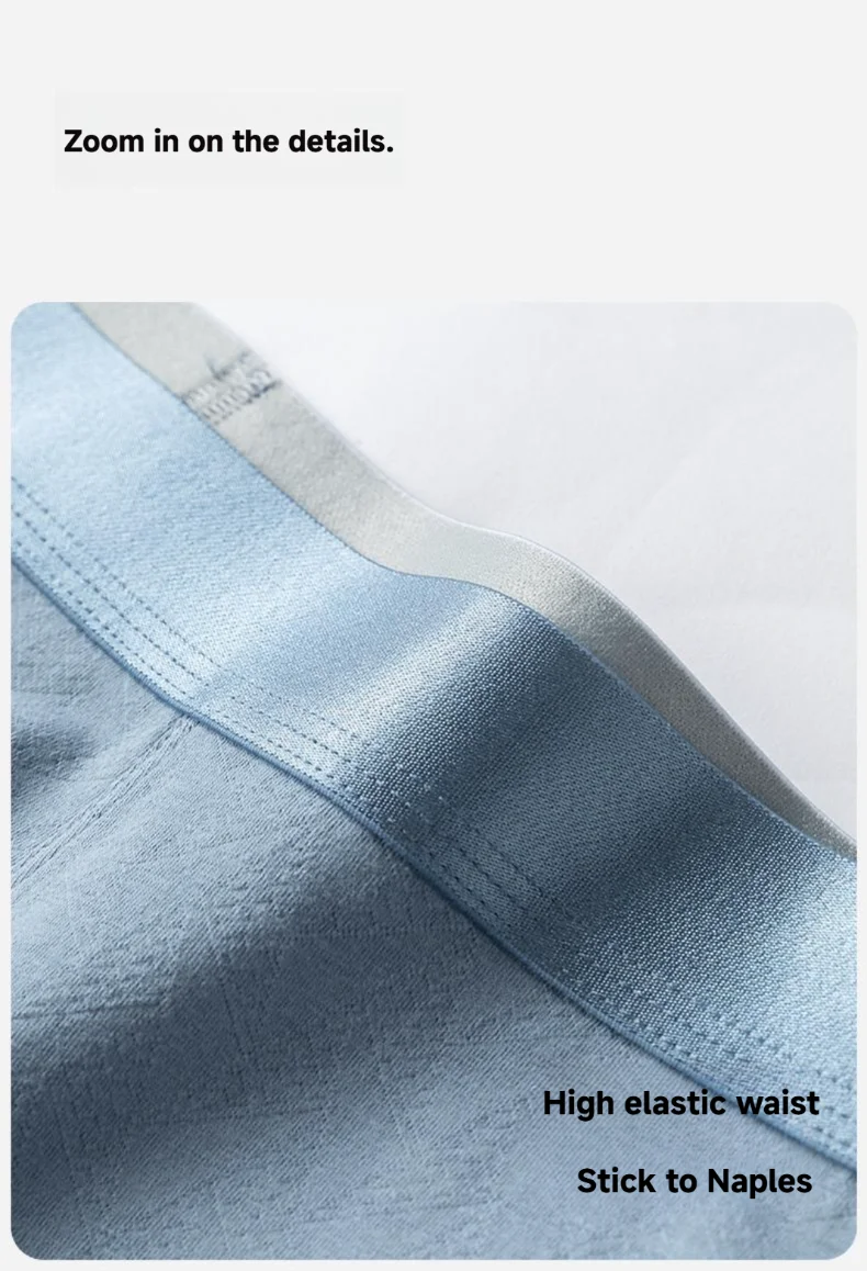 New Arrival Men's Underwear Breathable  Antibacterial Cotton Men's Boxer Briefs Cotton Men's Underpants Custom OEM Supplier