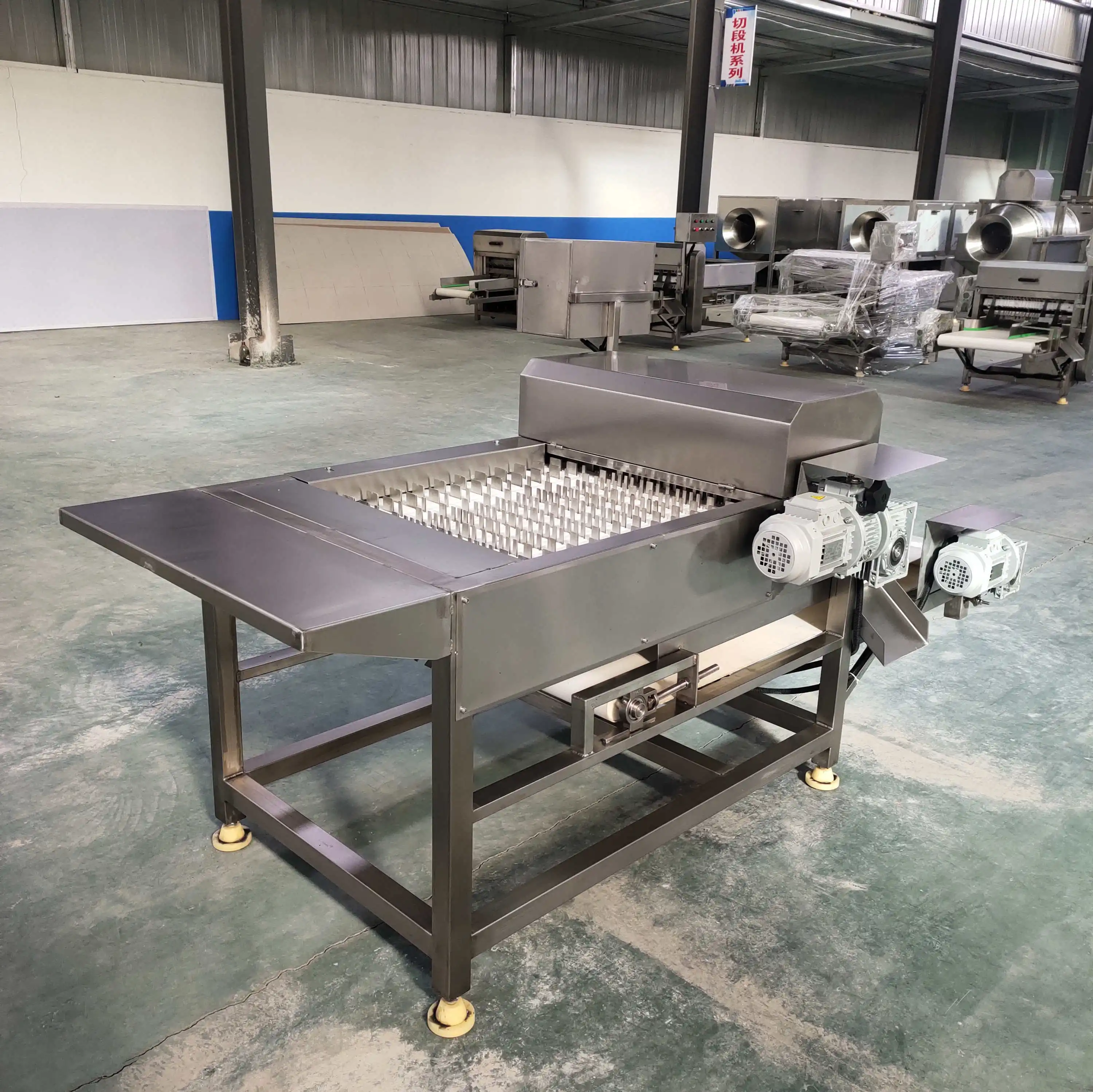 Automatic Small Electric Fresh Fish Cube Cutting Machine Price for Fish Farming