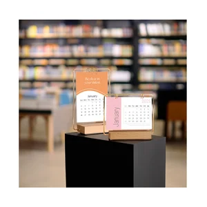 Light Luxury Inspirational Flip Perpetual Desk Calendar 2026 Planner Home Office Custom Bible Verse 365 Days Desktop Calendars