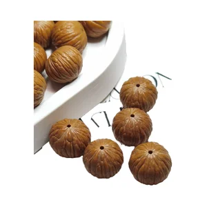 Hot Selling Vintage Style Monkey Head Walnut Bead for Bracelet High Quality Round Wooden Beads for Anniversary Wholesale Price