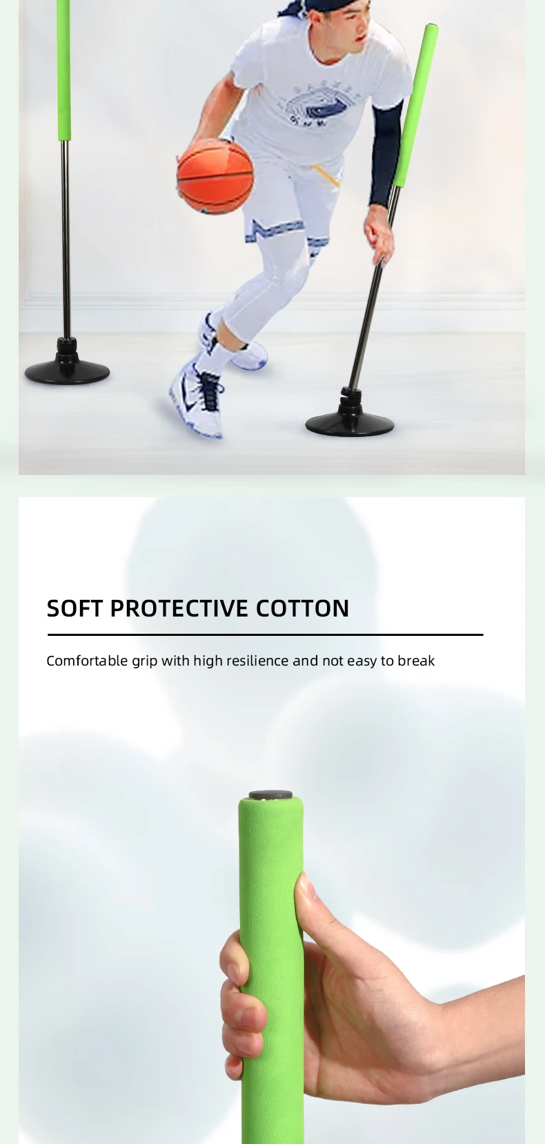 Wholesale Agility Pole Tumbler Training Rod Flexible Speed Reaction