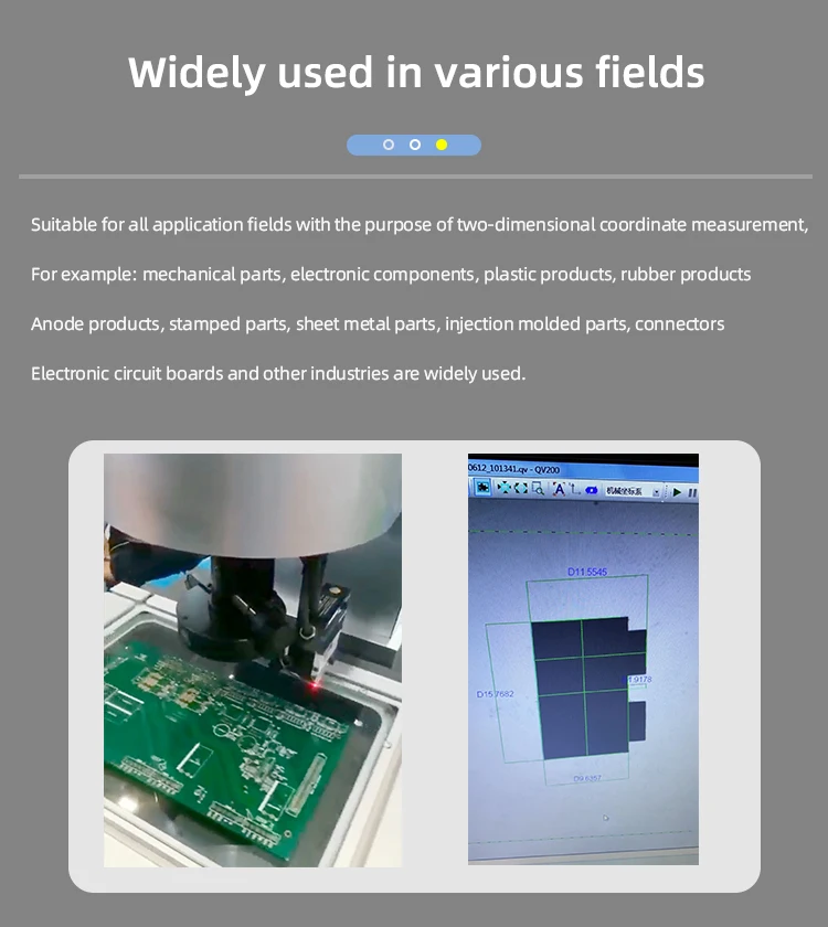 2d 2.5dtwo Dimensional Optical Coordinate Measuring Machine Image ...
