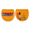 semicircular mallet putter cover-Orange letters