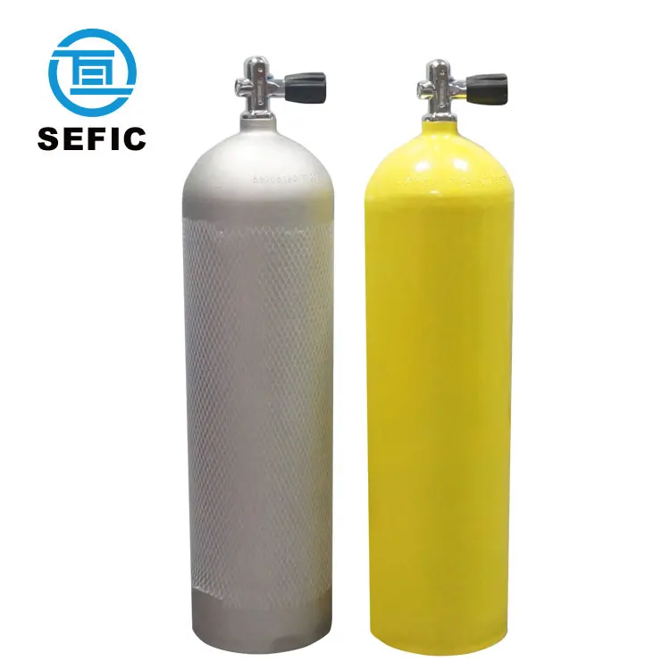 Diving Gas Cylinder Dot3al Aluminum Oxygen Tank Scuba Tank Diving Tank