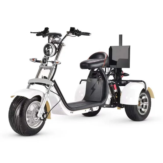 US/EU warehouse Three Wheels Big Tire Trike Atv Adult Tricycle Citycoco 3 Wheel Electric Scooter 2000w Three-wheel Scooter