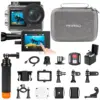 Con selfie stick trípode y bolsa de transporte