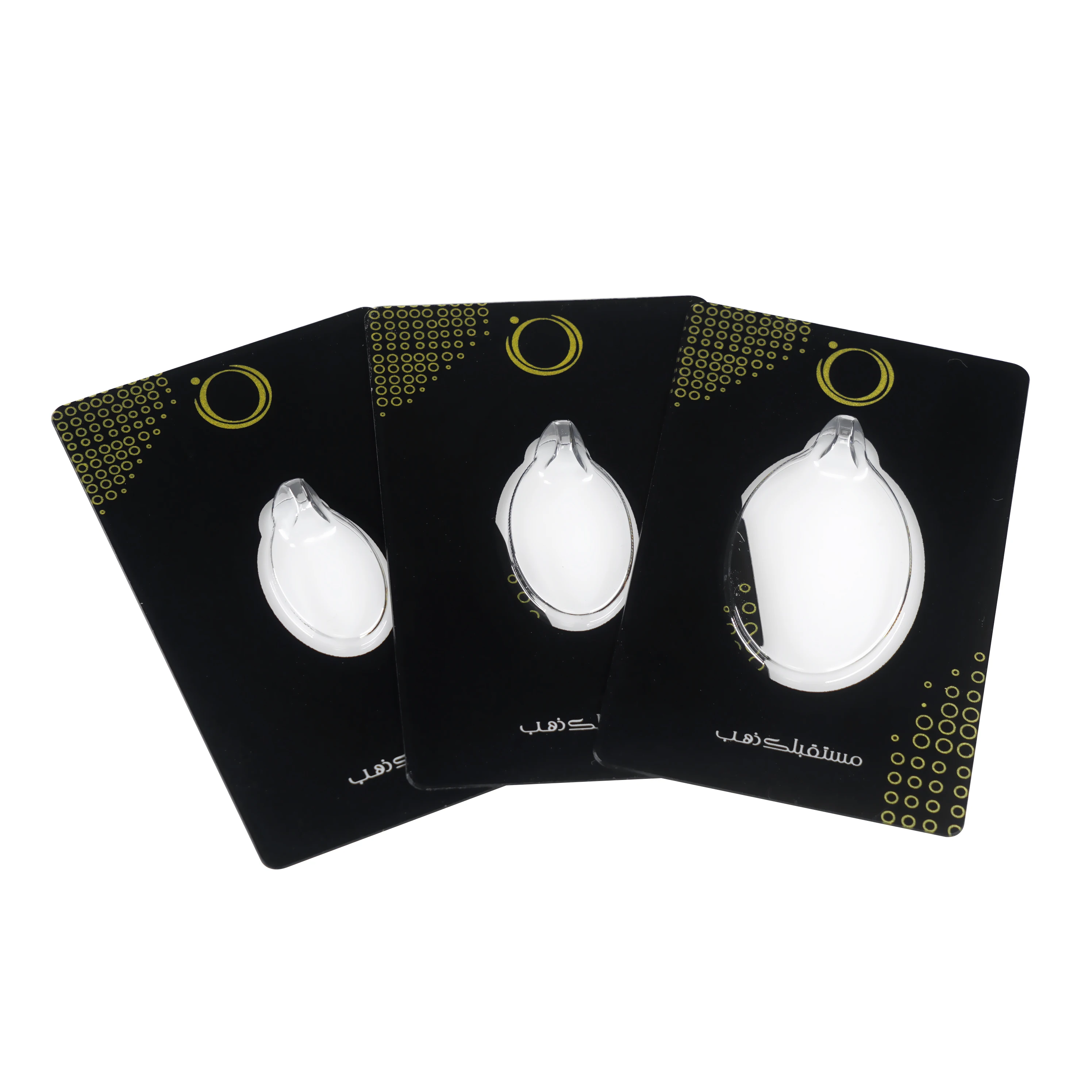 Blistering and Screen Printing Craft to Package Gold and Silver Bars and Coins Multicolor PET Card Sheeves Blister Case