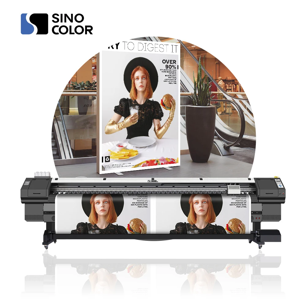 3.2m Poster Flex Vinyl Paper Wall Eco Solvent Galaxy Digital Printing Machines