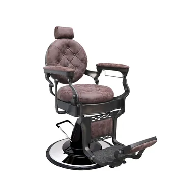 Professional vintage reclining hair cut hairdressing salon barber chair for men hair stylist