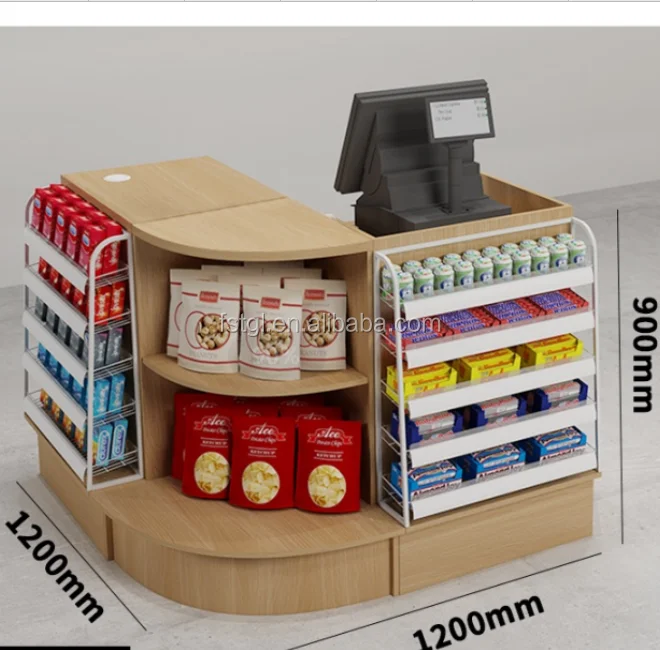 YJEUZCD Supermarktschwenktor – Aus Edelstahl, Manuell, 86 Cm Hoch, 360 Cm Breit, Für Kassenbereich & Lager
