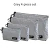 Juego de cuatro piezas Saint Elephant gris