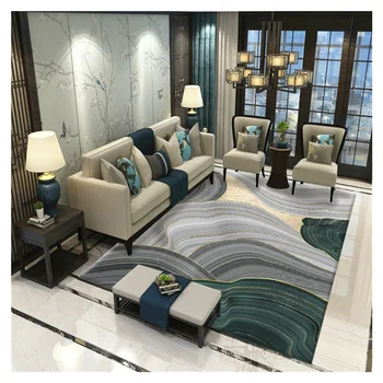 Home and Hotel Polyester Bedroom Colorful Color Cut Light Carpet Leather Rugs 3d Printed Carpet