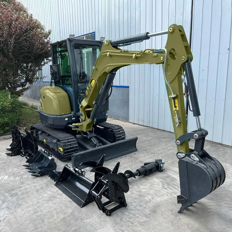 Miễn phí vận chuyển Đa động cơ EPA 1 Tấn Máy đào mini Nông trại Digger Trung Quốc 3 Tấn Máy đào Trung Quốc