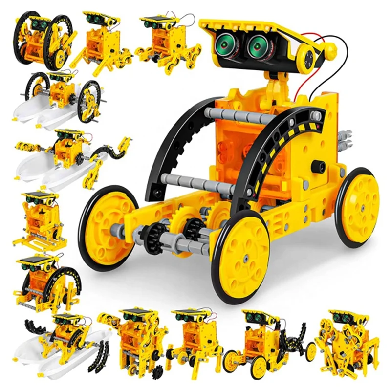 Индивидуальная развивающая игрушка 12 в 1 «сделай сам» Набор для создания научных роботов игрушечный робот на солнечной батарее детей