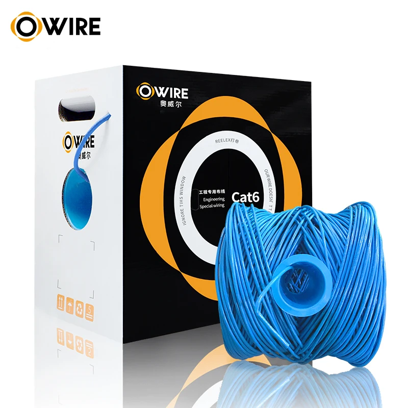 Shenzhen OWIRE Cat5 Cat5e UTP Network Cable High Quality Communication Cables 1000ft Price