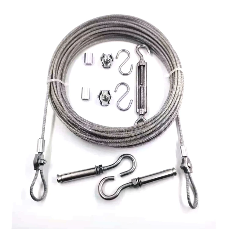 Factory hot sales 304 stainless steel retractable clothesline blacony stainless steel clothesline