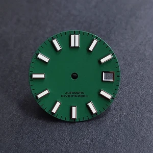 OEM 28.5mm Watch Dial Custom With Supper Luminous BGW9 for NH35 NH36 Movement Watch Dial Accessories