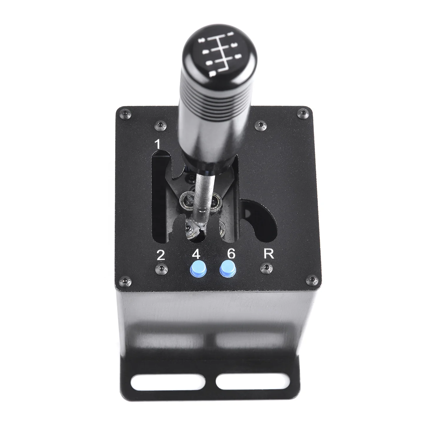 PC USB Simulator Shifter 7+R 6+R H Gear Shifter for Sim Racing Games (7+R) With Push Button