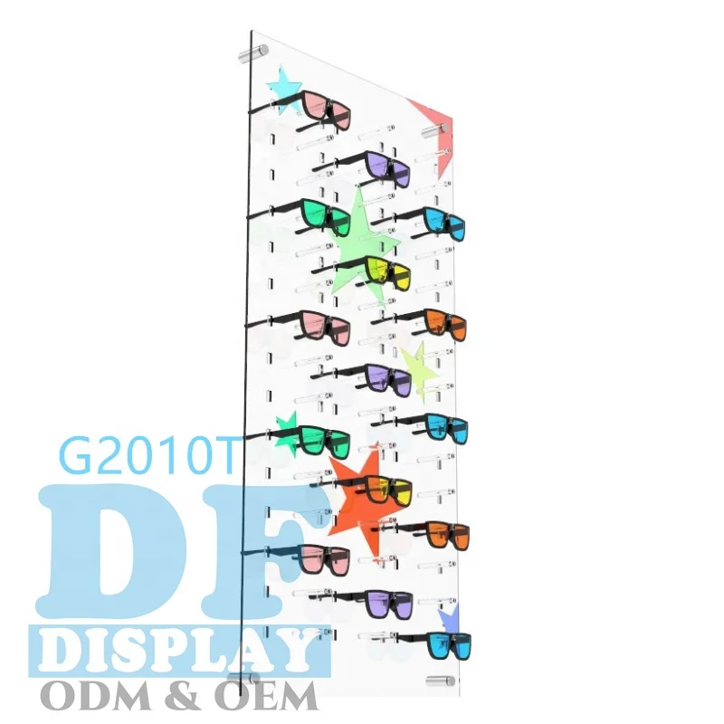 Acrylic Kids Slatwall Eyewear Displays Wall Mount Eyewear Displays Kids ...