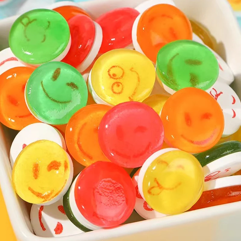 Wholesale Smiley Mint Flavor Tablet Candy - Multi-colored