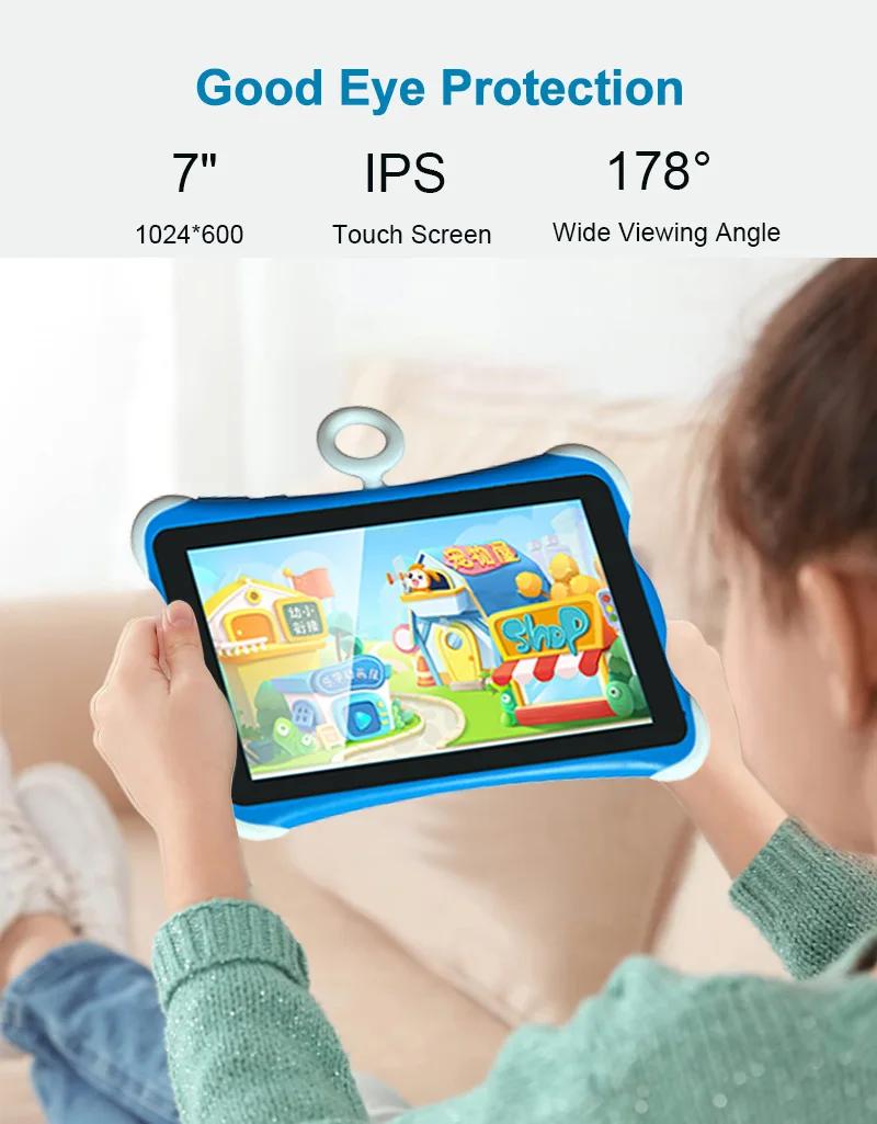 Tablet Pc 7 Inch Android 2gb 16gb Dual Camera Wifi Educational Kiddies