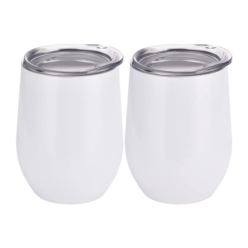 Gobelets à vin vierges à double paroi en acier inoxydable 01172