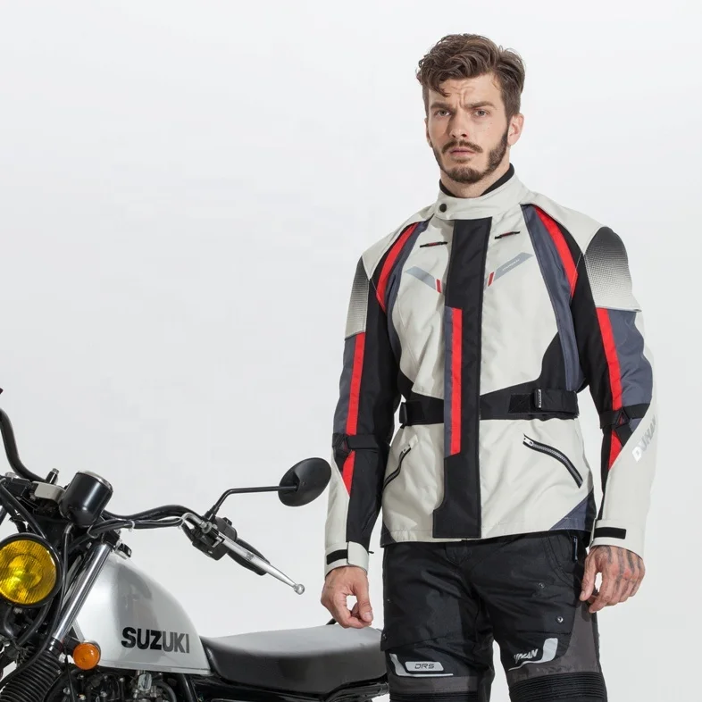 DUHAN Waterproof Spring Autumn Winter Polyester Cordura 600D CE Protectors Removable Warm Lining Sport Motorcycle Jackets