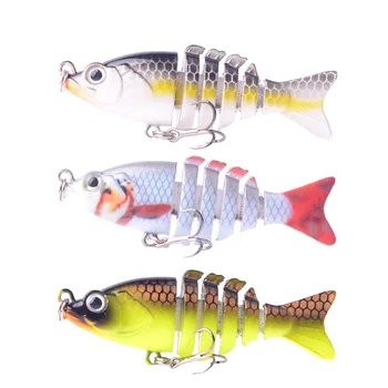 Cheery Mini 4.7g Realistic 6cm Multi-Section ABS Fish Lure Bait Broken Section Sinking Lure for Carp for Bass Bottom Fishing – Hard Lure – view 3