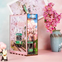 Tonecheer Sakura's Travel - DIY Wooden Bookends Puzzle