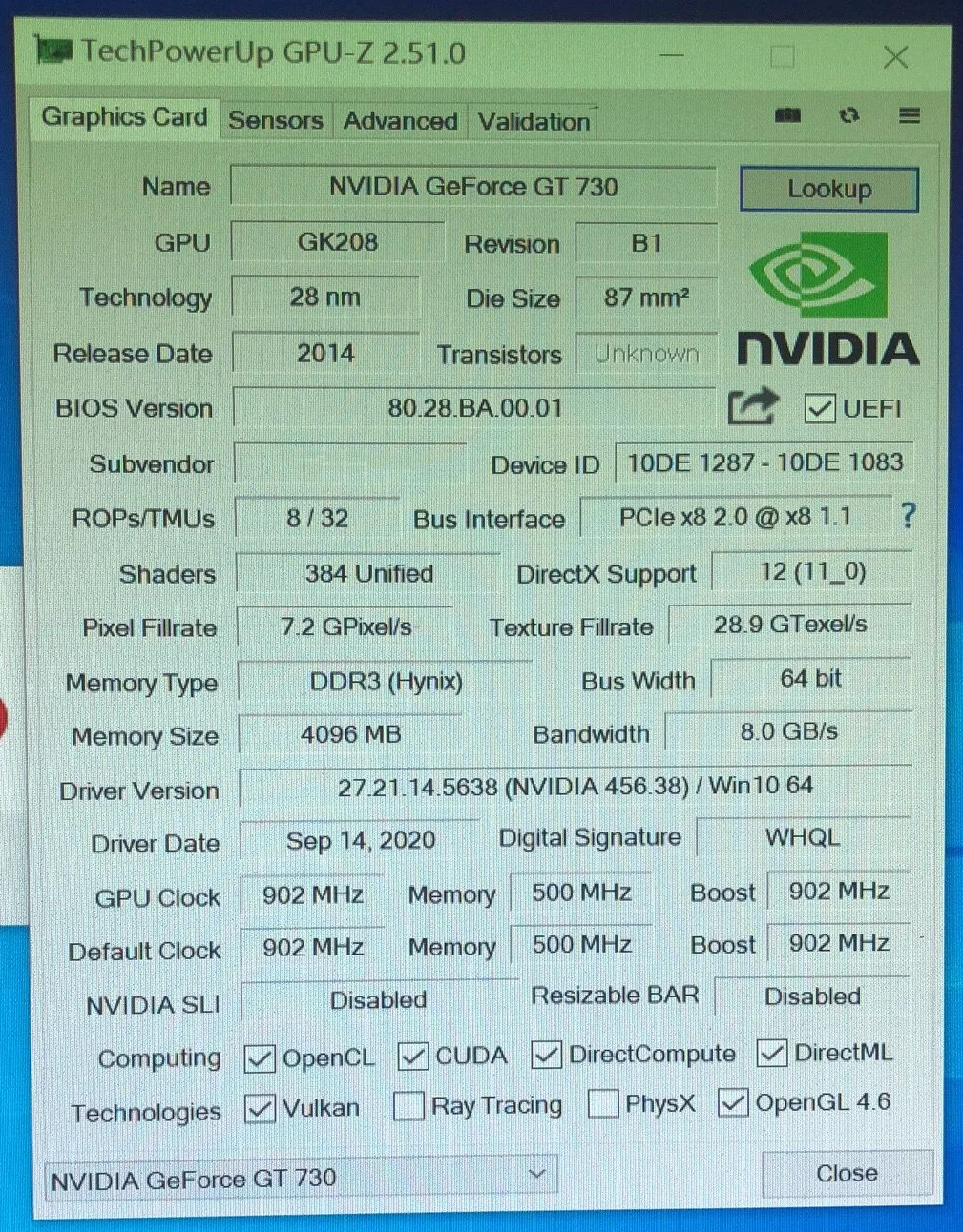 PCWINMAX Wholesale GeForce GT730 2GB 4GB GDDR5 ATX Low Profile VGA Card  Brand New Single Fan Dual Fan GPU GT 730 for PC