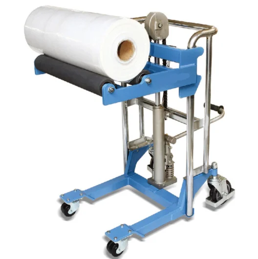 Manual Paper Roll Stacker Hydraulic Reel Lifter Coil Material Lift Stacker