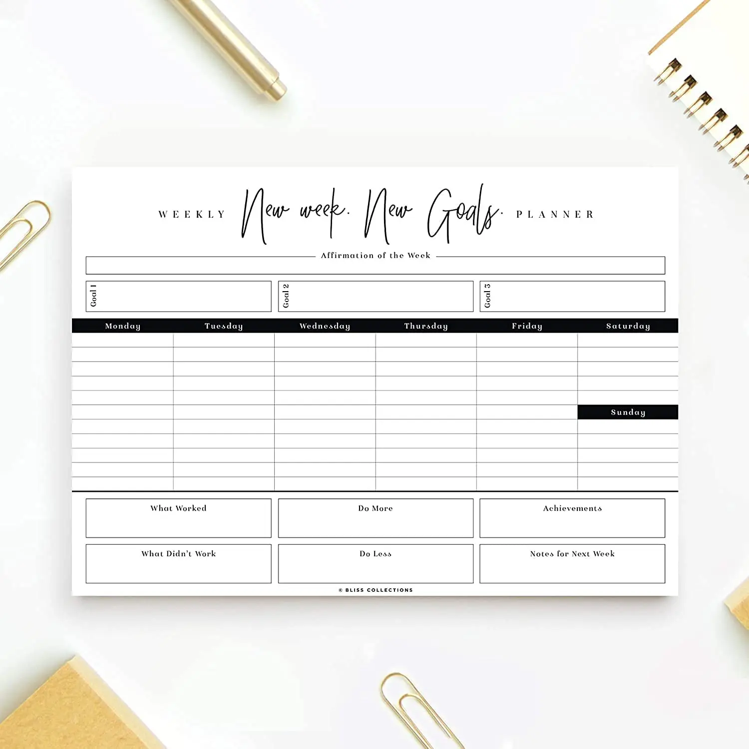 2025 Custom Large A3 A4 Concise Desk Pad PP Cover Family Planner Agenda Notebook for Note Taking and Gift Giving