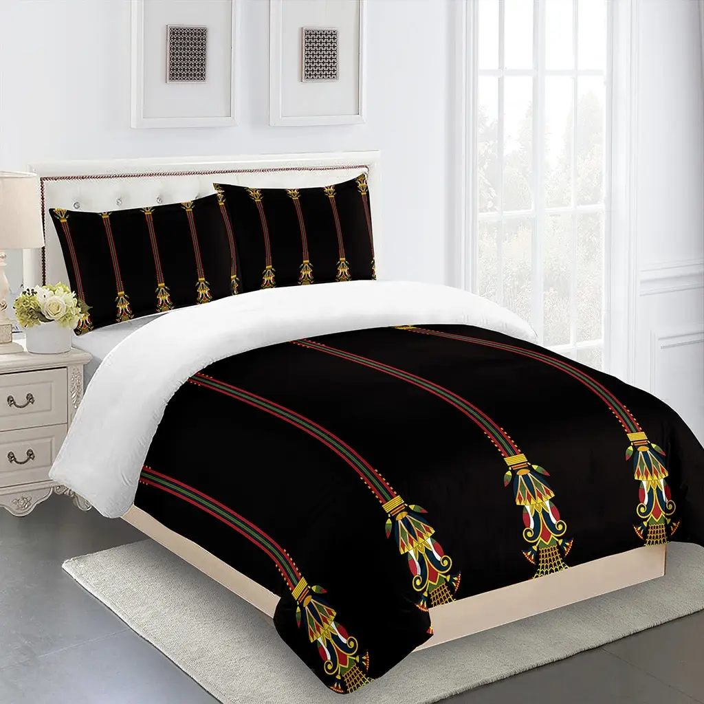 Ethiopian Traditional Saba Telet Customized Design 3d Printed Bedding