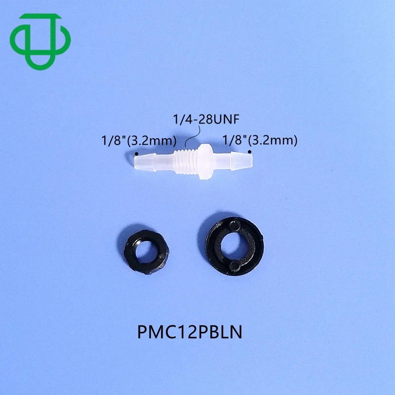 JU Easy Mounting Hose Tubing Connectors Plastic Bulkhead Union Thread Panel Mount Barb Pipe Fittings