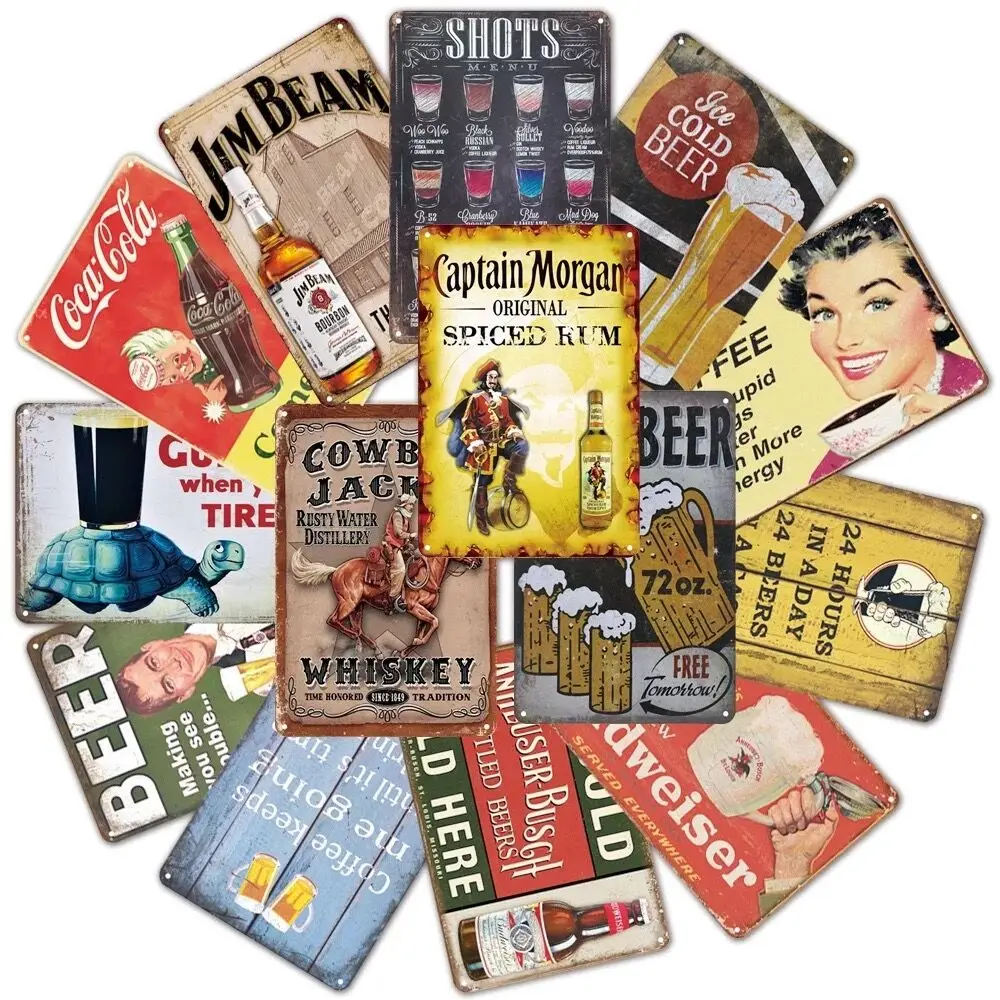 My Garage My Tools My Rules  Decoration  Retro Tin Metal Plate for Wall  Cafe Bar Pub Hotel Garage Movie Plaque Music Bus
