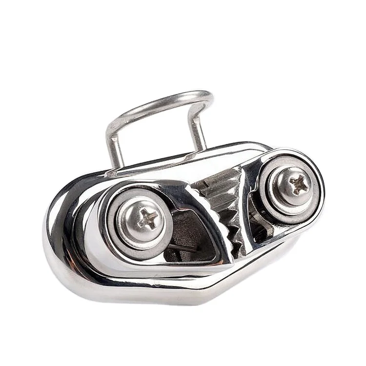 Heavy Duty Stainless Steel Clam Cleat Marine Boat for 3-6mm Rope 
