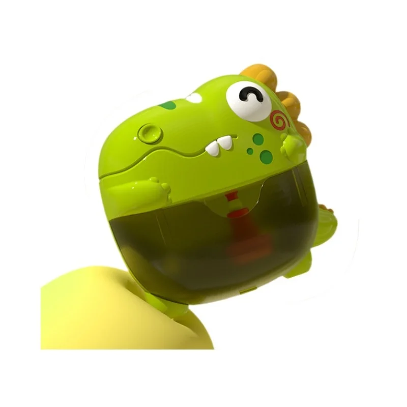 Dinosaur Bath Toy with Bubble Machine for Kids