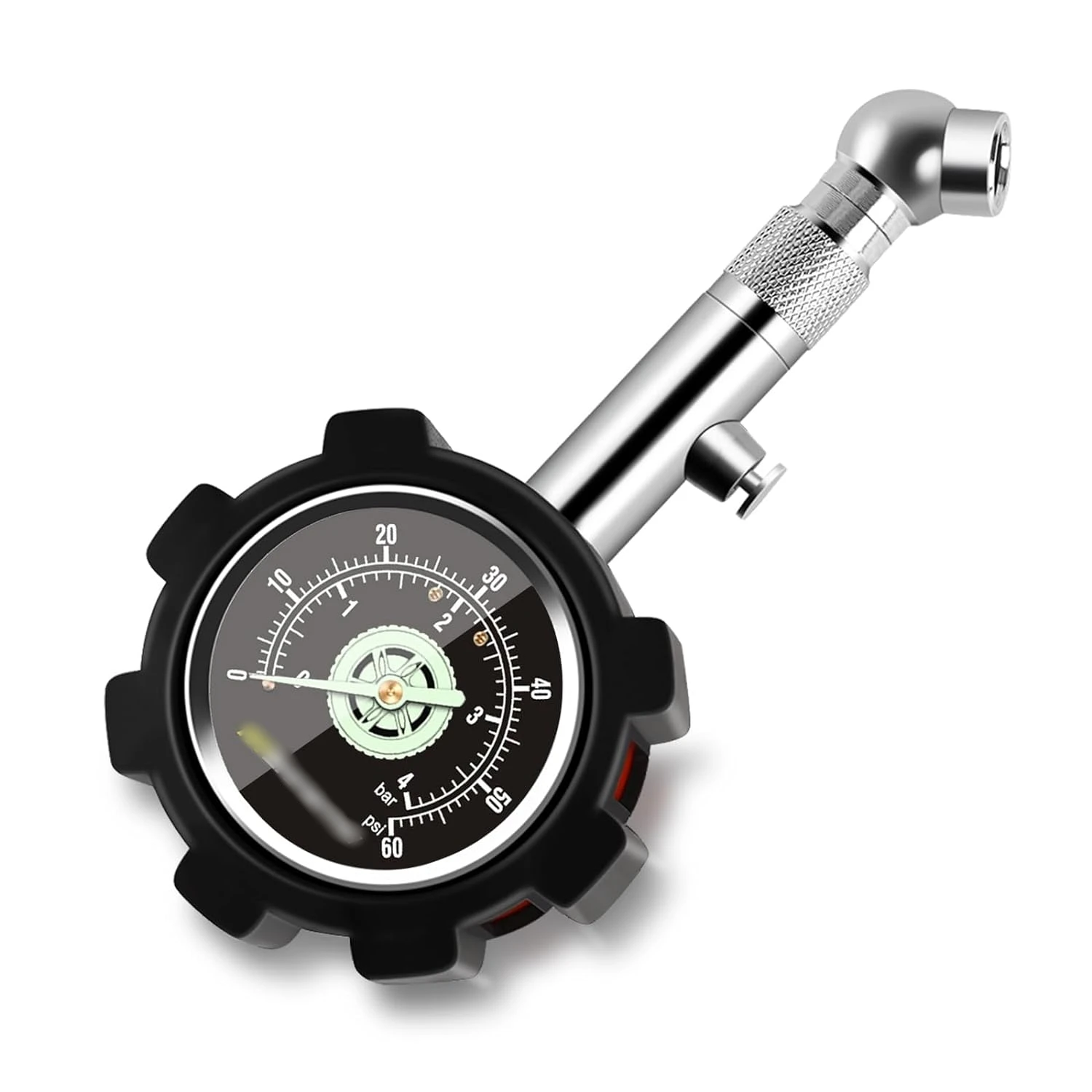 Mini 1.5 Inches  Tire Pressure Gauge for Cars and Motorcycles