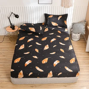 Factory Directly Custom  Mattress Protector Bed Fitted Sheet Mattress Cover Fitted Sheet Set