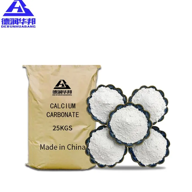 Huabang bulk CaCo3 calcium carbonate powder price per ton heavy calcium carbonate nano calcium carbonate for filler