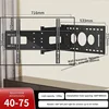 65 pollici, rotazione a 180 gradi - 40-75 pollici