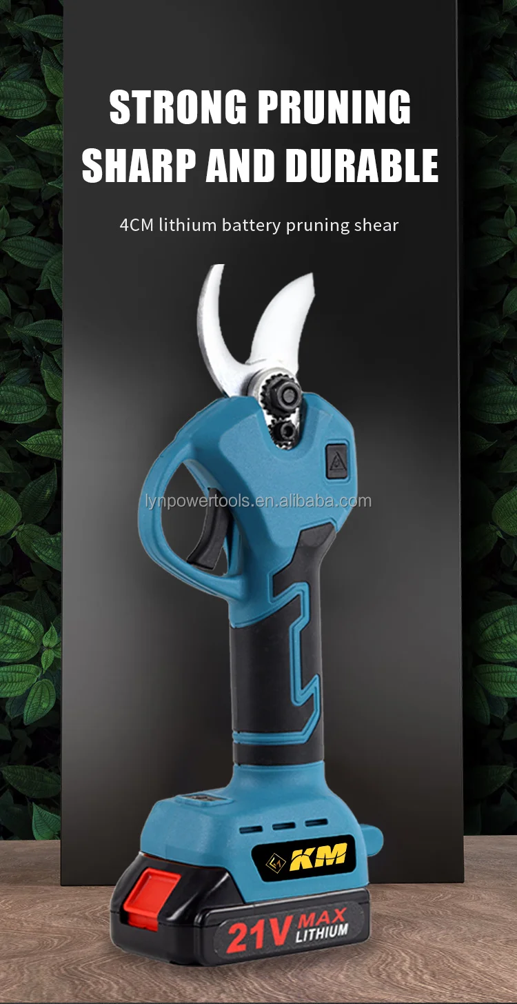 Km Professional Battery Operated Garden Tree Pruner Electric Lithium