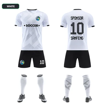 Soccer Jersey Sets Sublimation Soccer Wear for Men's Practice Football Shirts Custom Football Sportswear Soccer Team Uniform