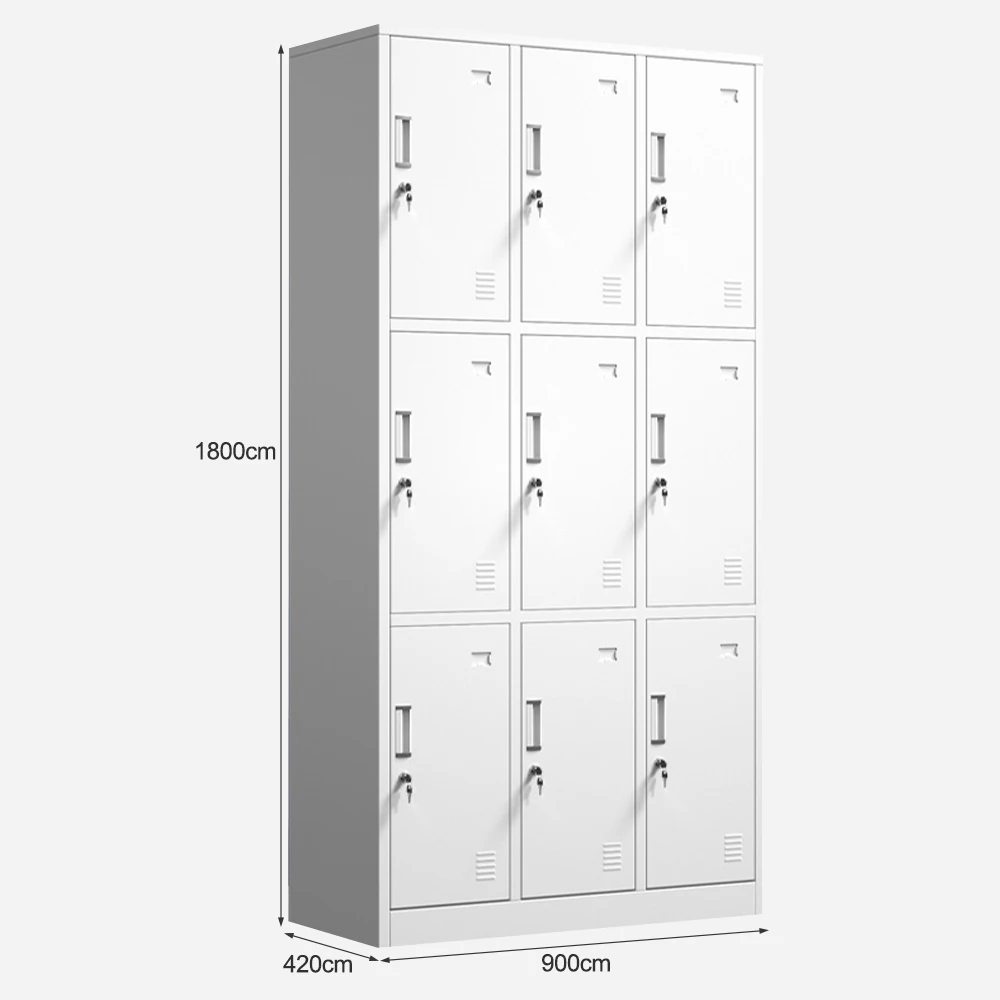 Durable Metal KD Locker Cabinet for Gym Bags and Clothes Storage