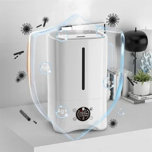 Contemporary 5L Electric Top-filling Cool Mist LED UV-C Touch Screen Smart Steam Humidifiers