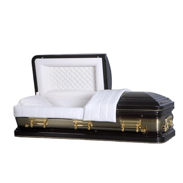 SA02 Hot Selling Mdf Wooden Casket with Glass for South American Market