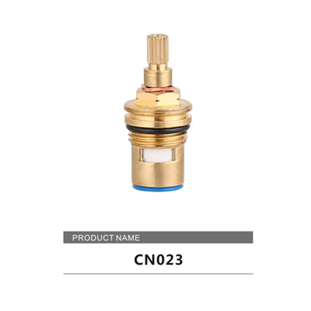 Fast Open Faucet Brass Spindle Taps Ceramic Mixer Cartridge Brass Parts