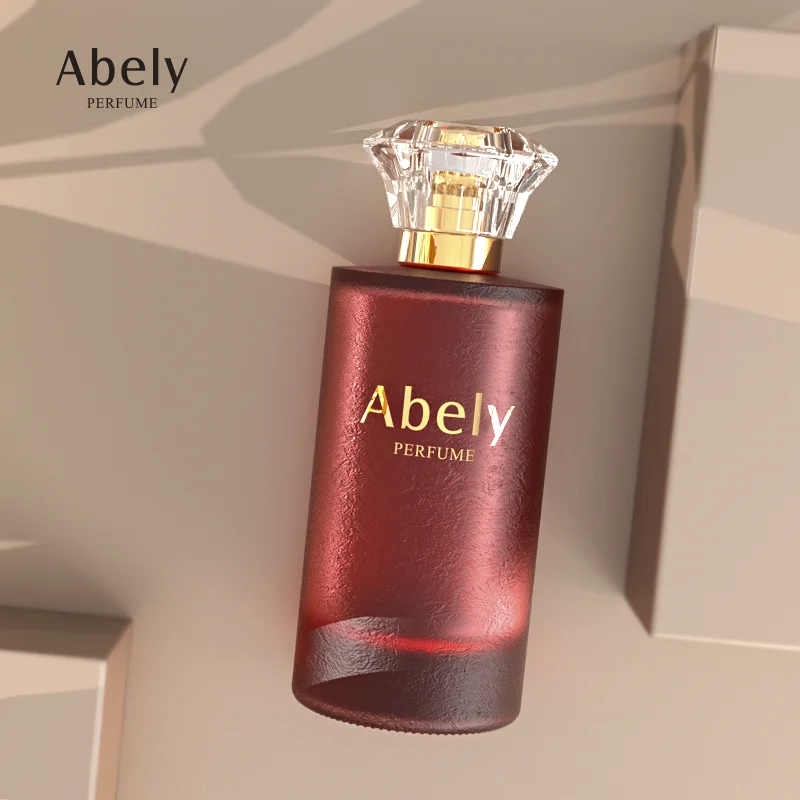 Abely Custom Logo Parfum Bottles Empty 50ml 75ml 100ml Luxury Cylinder  Glass Spray Perfume Bottle With Box