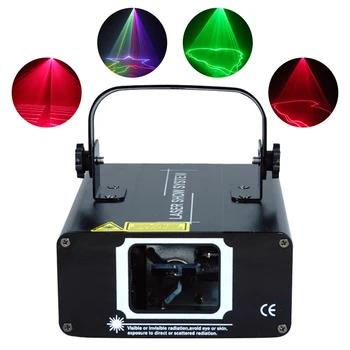 Disco 500MW DJ laser light RGB beam scanning line projector stage bar light home holiday party light